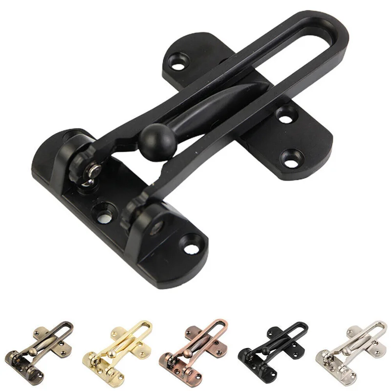 

Zinc Alloy Anti-theft Buckle Hotel Door Guard Restrictor Security Catch Heavy Duty Safety Lock Chain Home Insurance Door Bolt