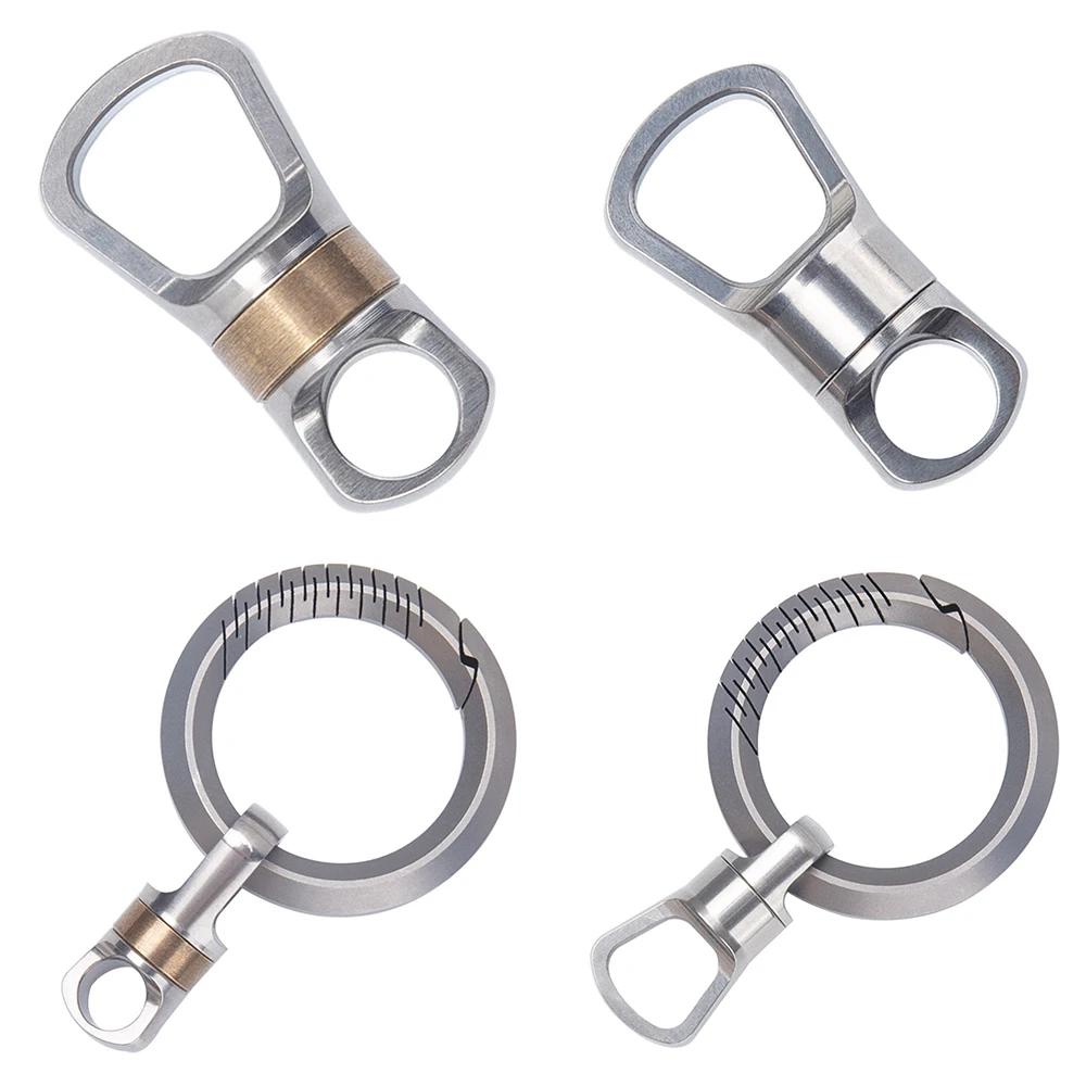 

Вращающаяся на 360 градусов титановая Пряжка для талии пряжка EDC брелок аксессуары автомобильный брелок уличный многофункциональный инструмент