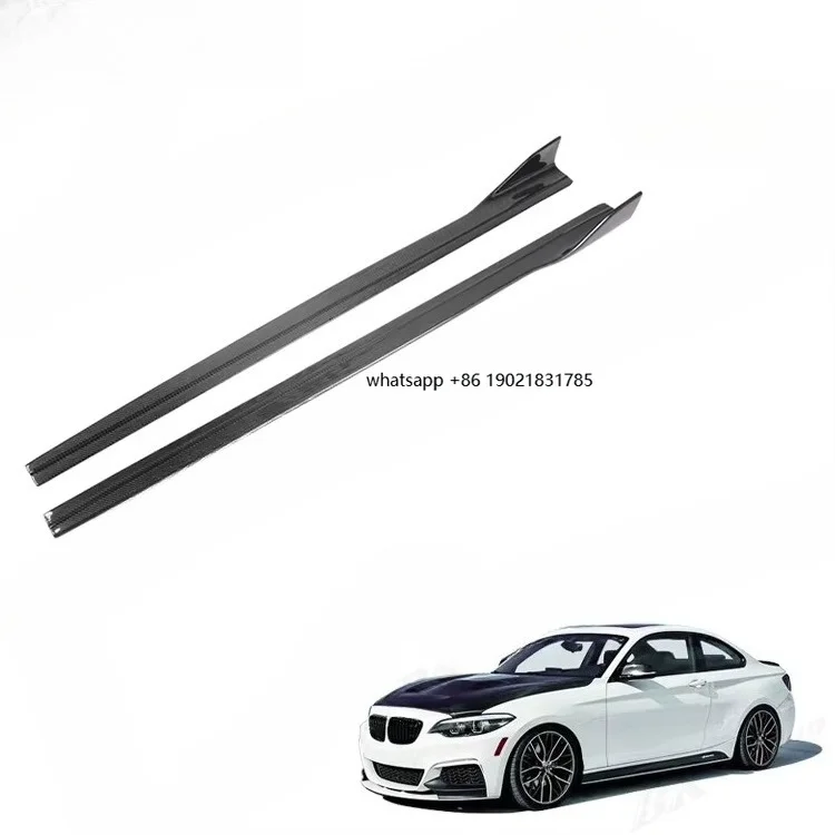 Фото Боковой спойлер BK Tuning M2 M2C F87 в стиле MP из сухого карбона для боковых юбок M2 F87 №1