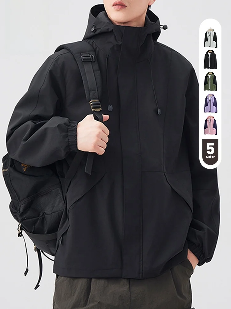 Мужская уличная куртка Zhenvis осенне-зимняя ветрозащитная водонепроницаемая