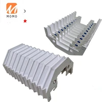 cnc linear rubber flexible dust covers guide way shield part accordion bellows machine