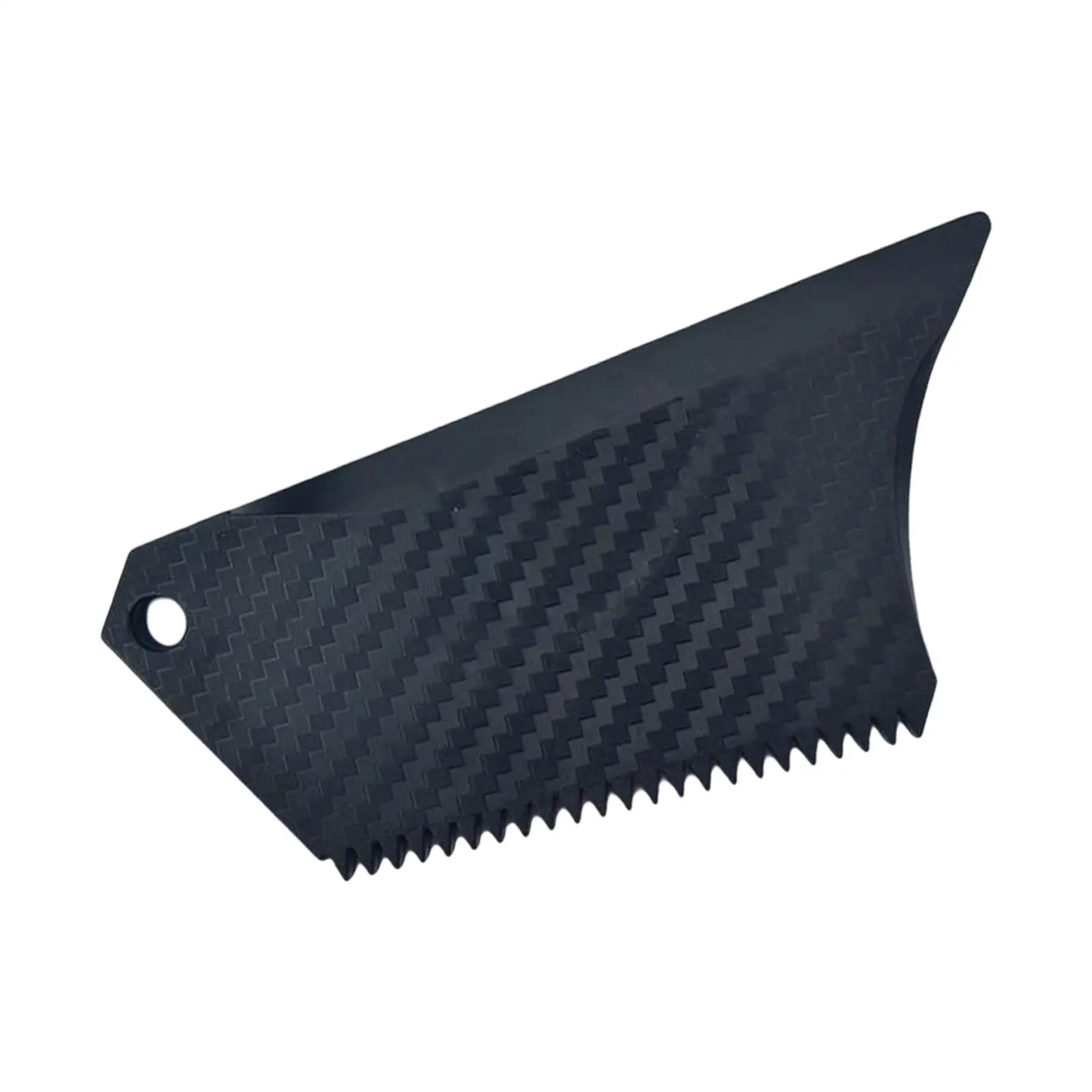 Портативный восковой гребень для серфинга Черный инструмент очистки зубчатые