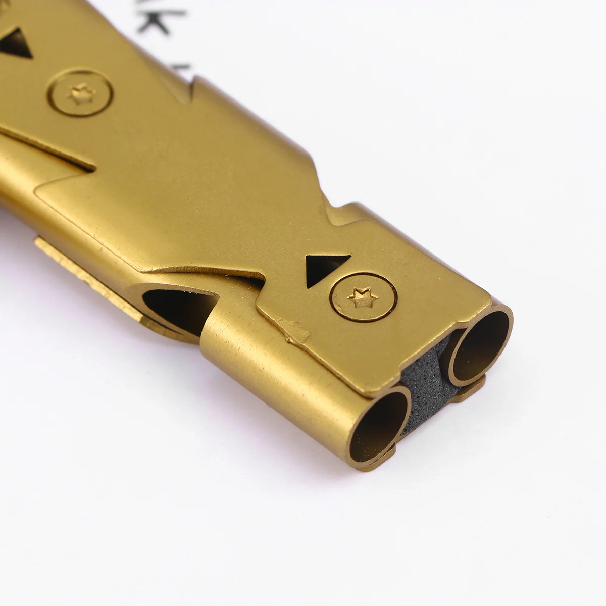 Свисток спасателя с двойной трубкой для выживания пеших прогулок кемпинга