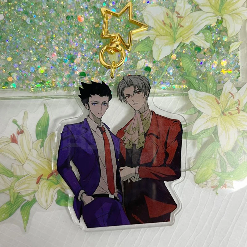 Аниме Miles Edgeworth Ace Attorney Phoenix Wright акриловый брелок для косплея подставка фигурка