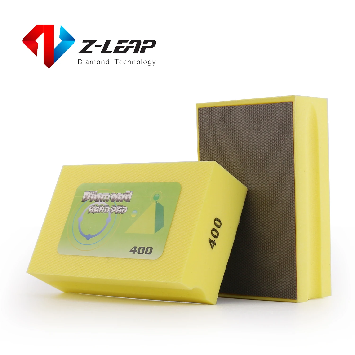 

Z-LEAP Алмазная ручная полировальная подушечка 90*55 мм, зернистость 60-400 для шлифовки стеклянного камня, мрамора, керамической плитки