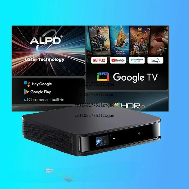 Фото 3D Wi-Fi проектор для домашнего кинотеатра Etflix TV Beamer 1080P Full HD, лазерный LED мини-проектор, портативный №1