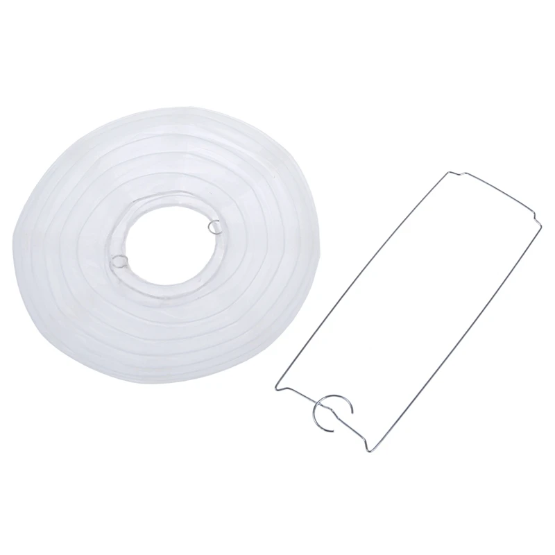 2X белый китайский/японский бумажный фонарь/лампа диаметром 8 дюймов |