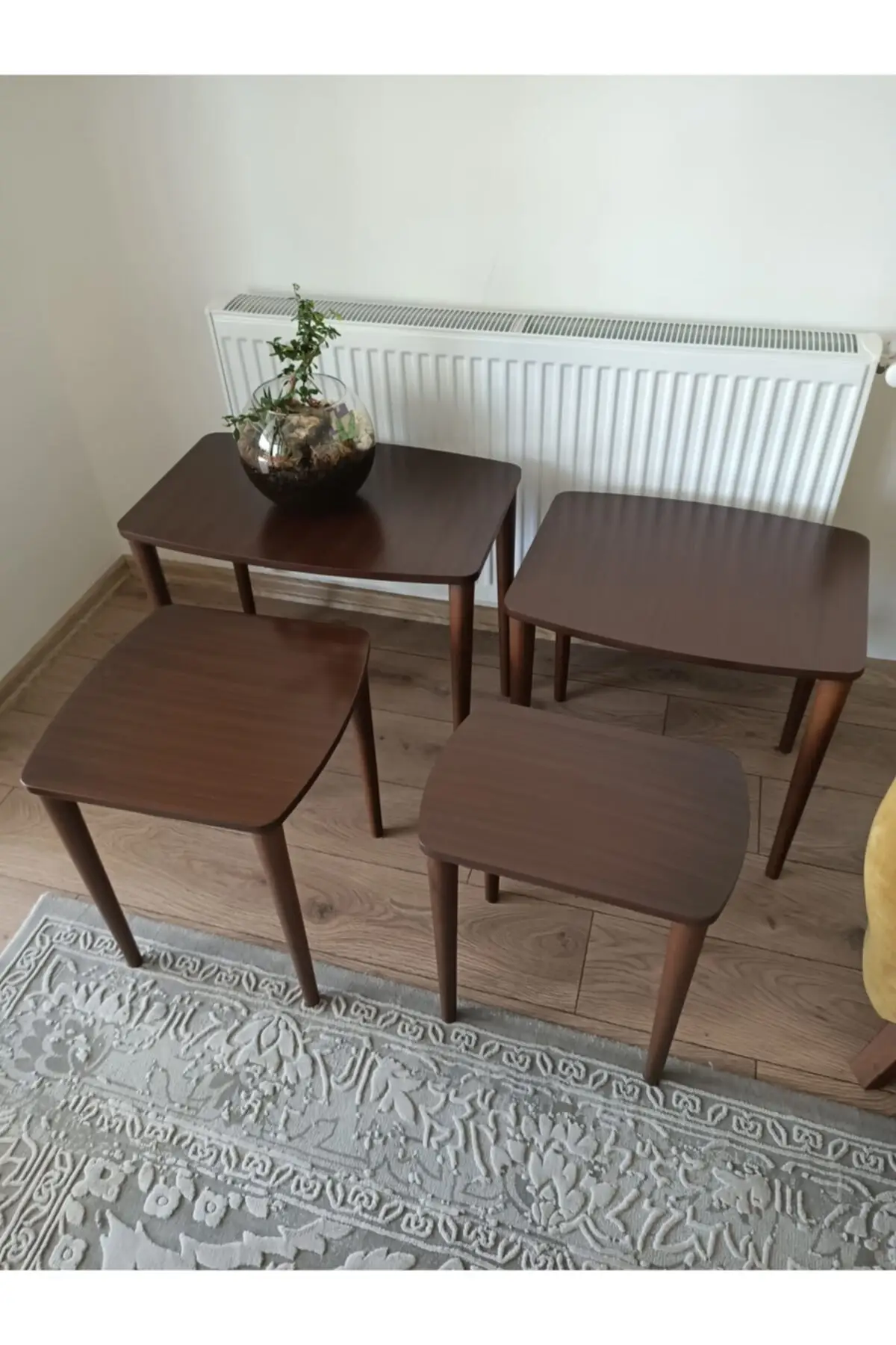 

Modern Canisa Lizbon Series Mdf 4 Pcs Zigon Coffee table Pad coffe table