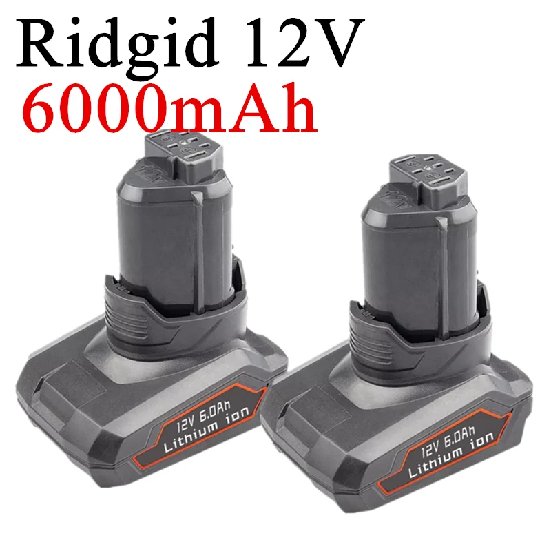 

L1240 12V 6000mAh Lithium Battery Replacement for Ridgid 12V R82007 R82009 R82048 R82049 R82059 Cordless Power Tools, battery