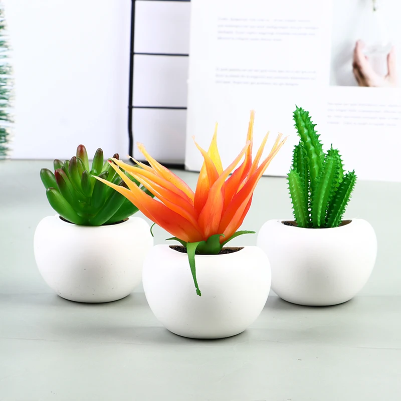 

Flower Succulent Bonsai Paste Simulation Fake Flower Plastic Flower Simulation Plant Bonsai Plant Potted Plants Home Decoration