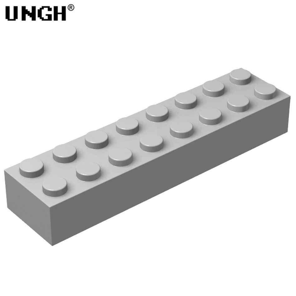 

Конструктор UNGH 18 шт./лот MOC 2x8, высокие строительные блоки, совместимые с фигурками, аксессуары для города, армии, строительные игрушки для де...