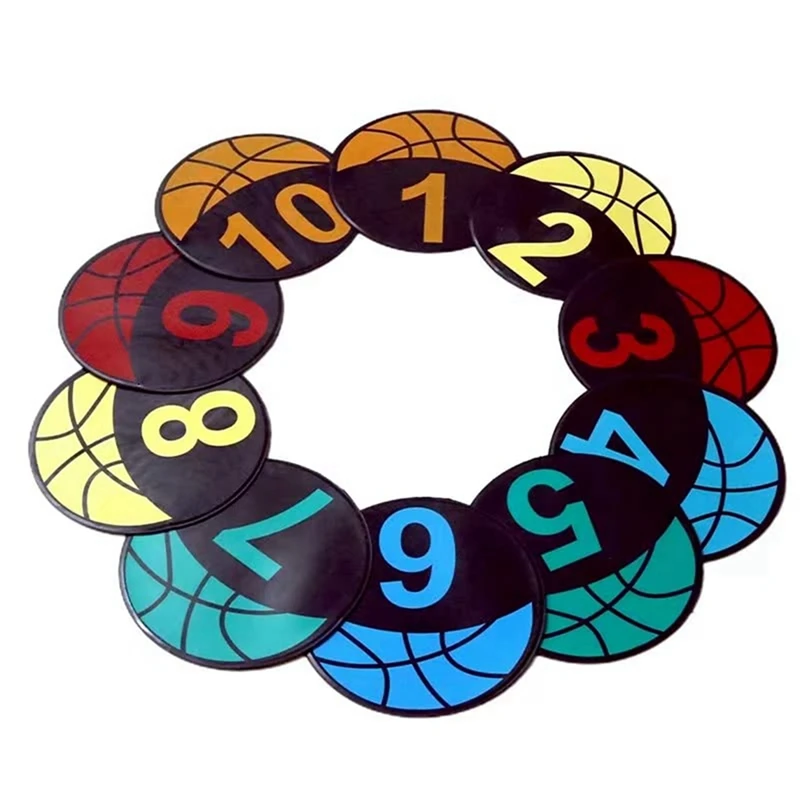 9 Inches,round Flat Number Dots, Training Marker Field
