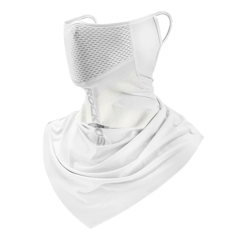 

ROCKBROS Sunscreen Mask Ice Silk Scarf Riding Bib Headcover Covering Face Thin Men And Women Anti Ultraviolet Summer