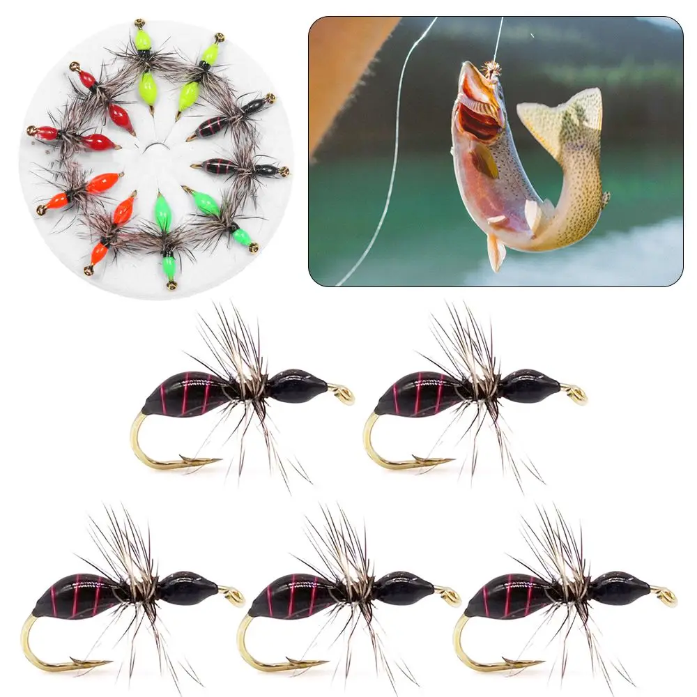 

5pcs Fishing tool Fly Hook Fishhooks Artificial Insect Lure Ant Lures Bait Insects Hook Fly Fishing