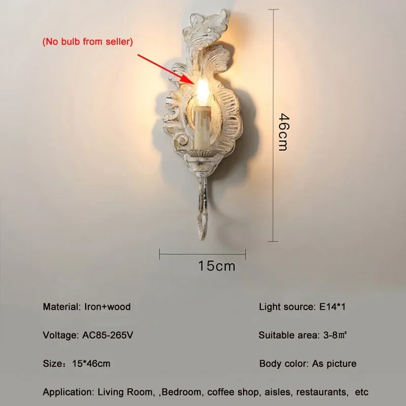Американская ретро-версия французская гостиная спальня коридор деревянная