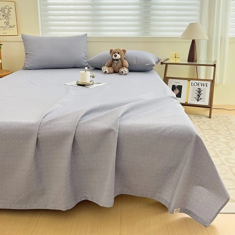 Летняя утолщенная хлопковая простыня из старой грубой ткани цельная 00 хлопковый