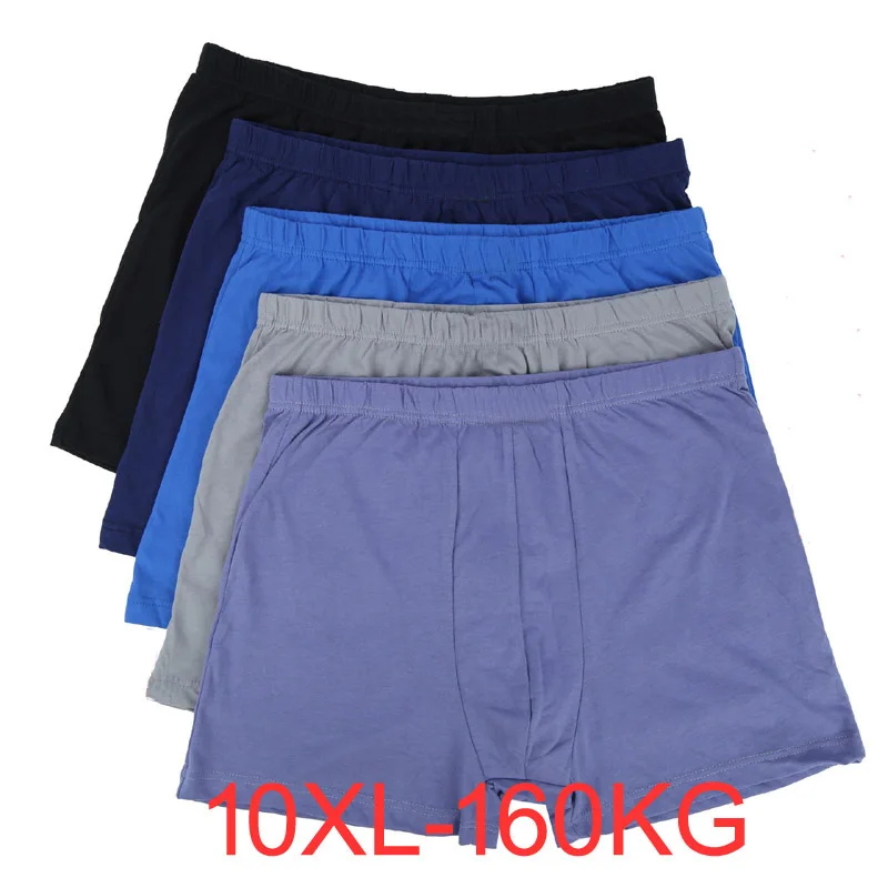 

Cotton Men's Boxer Underpants Lot Big 10XL Loose Under Wear Plus 5XL 6XL 7XL 160KG Underwear Boxer Male 9XL Shorts Large Size