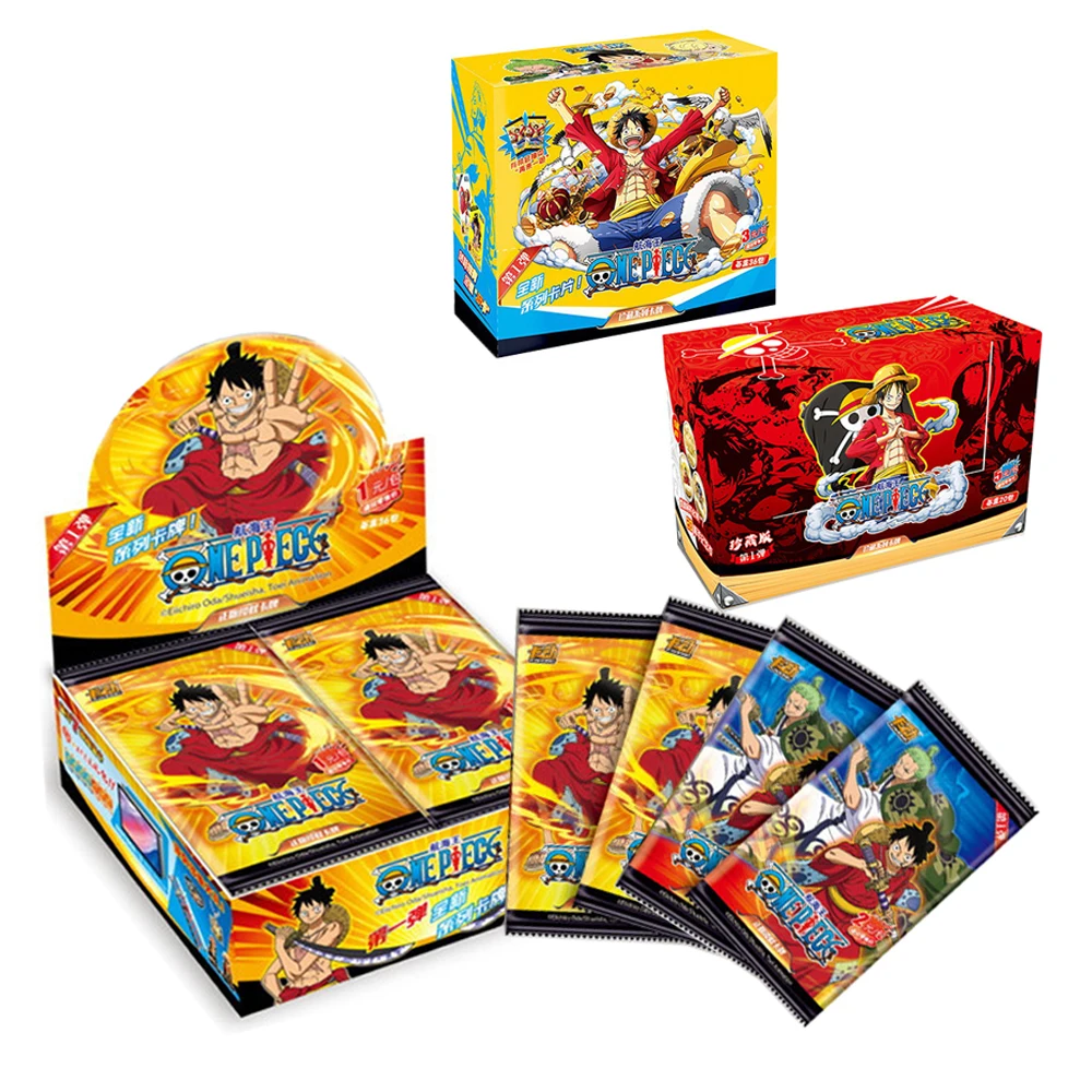 

New Card One Piece Card Luffy Nautical Card Classic Deluxe Edition Collection Laser Diamond Flash Card