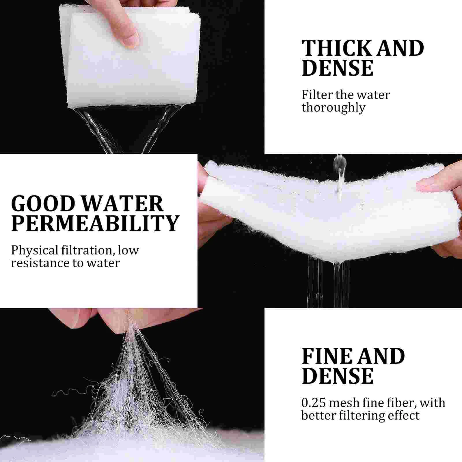 1-рулонная губка для аквариума фильтрующая накладка пруда медиа-подушка