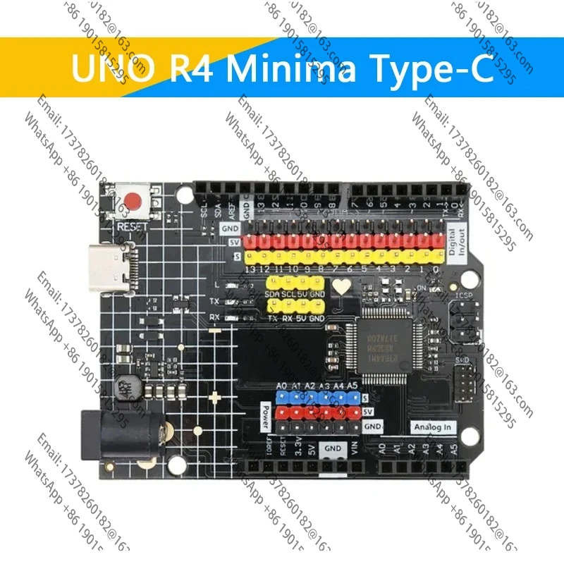 Фото UNO R4 Minima/WIFI Type-C USB ESP32-S3 WIFI Edition макетная плата для контроллера обучения программированию Arduino №1