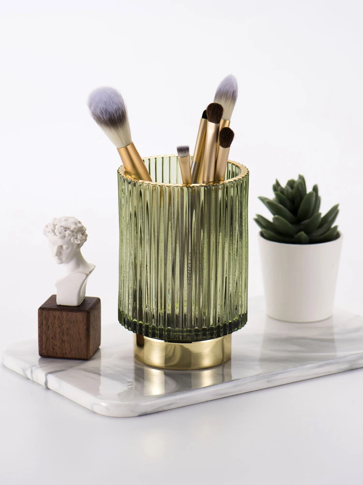 

Nordic Cosmetic Make-Up Brush Storage Box Table Organizer Make Up Tools Pen Storage Makeup Nail Polish Cosmetic Holder Box