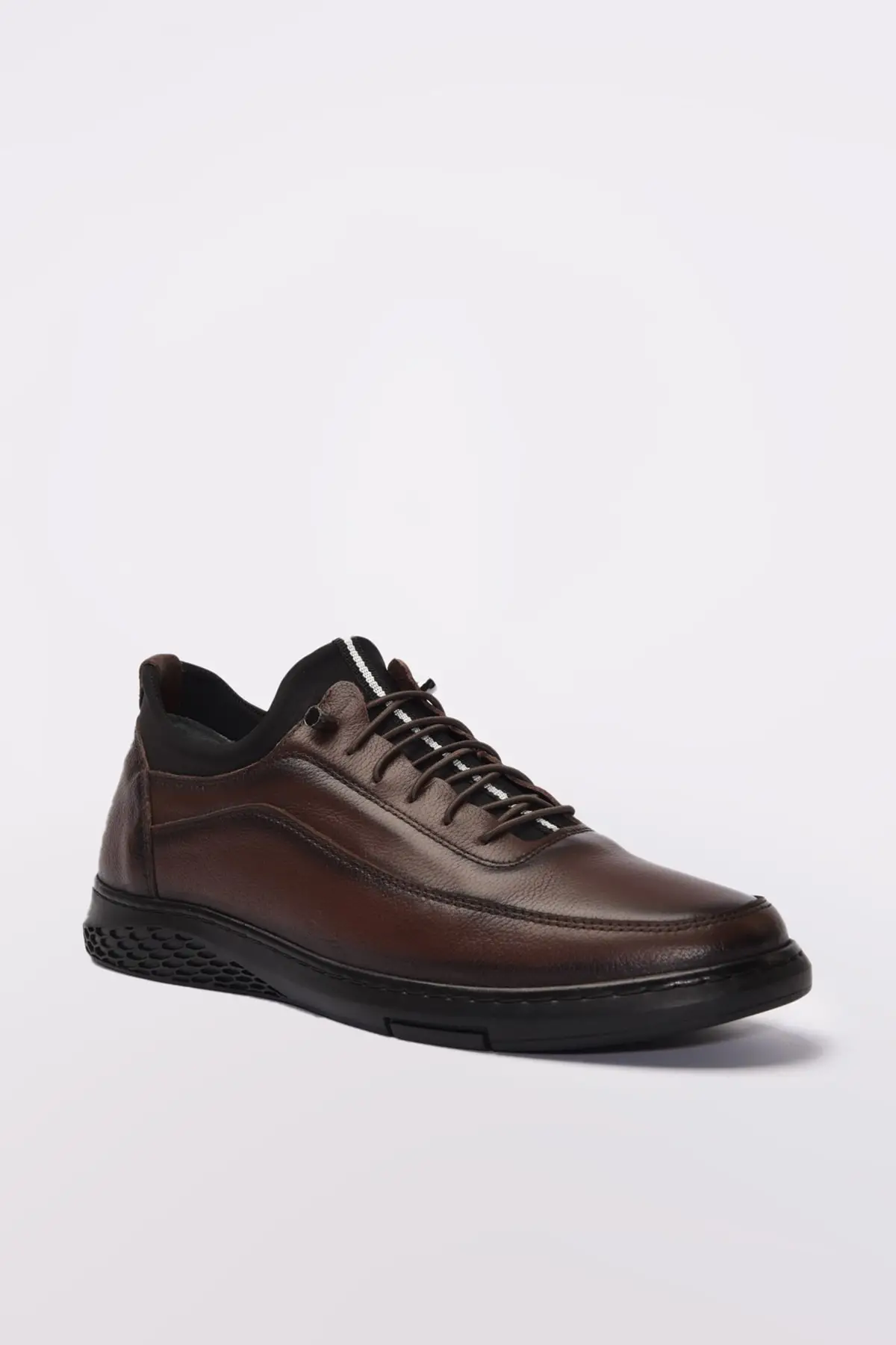 

Men Sport Footwear Genuine Leather Coffee Sneaker Ayya Breathable Sneakers Lightweight Trainers Vulcanize Shoes Comfort Cool