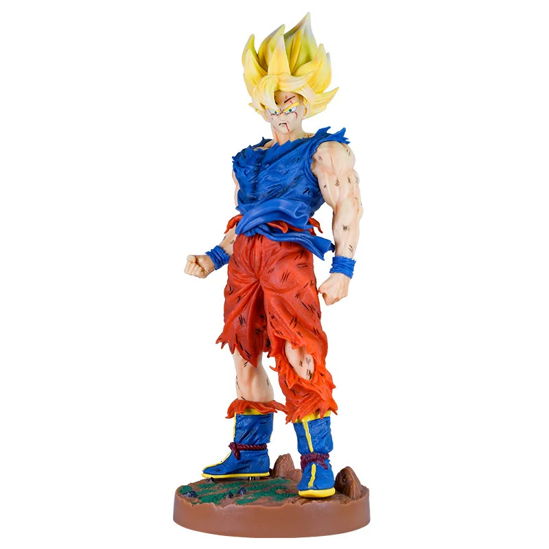 Экшн-фигурка из аниме Драконий жемчуг Z Super Saiyan Son Goku 43 5 см ПВХ настольные игрушки