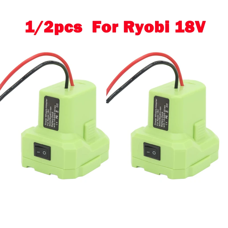 

Адаптер для Ni-MH/Nicd/li-ion аккумуляторов Ryobi 18 В, 1/2 шт.