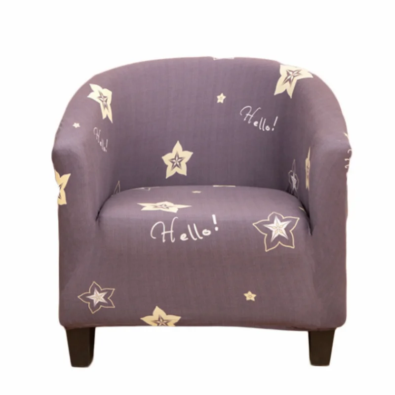 

Fashion Househood Dirty Resistant Low Back Sofa Chair Cover General Modern Elastic Plants Patterns Sofa Chair Cover