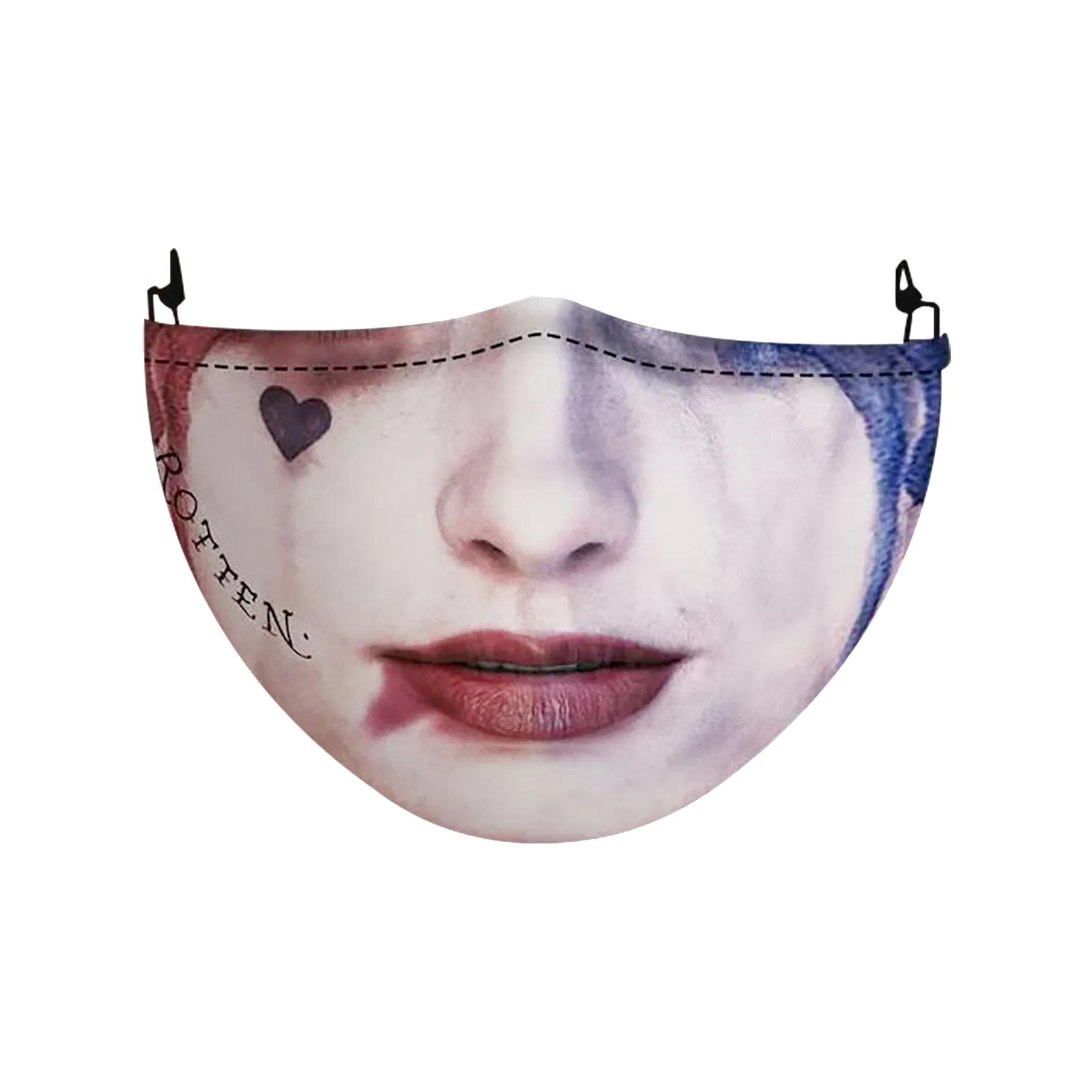 

Halloween Children'S Washable Printing Anti-Ultraviolet Dust-Proof Fashion Mask Interesting Protective Tools 2023