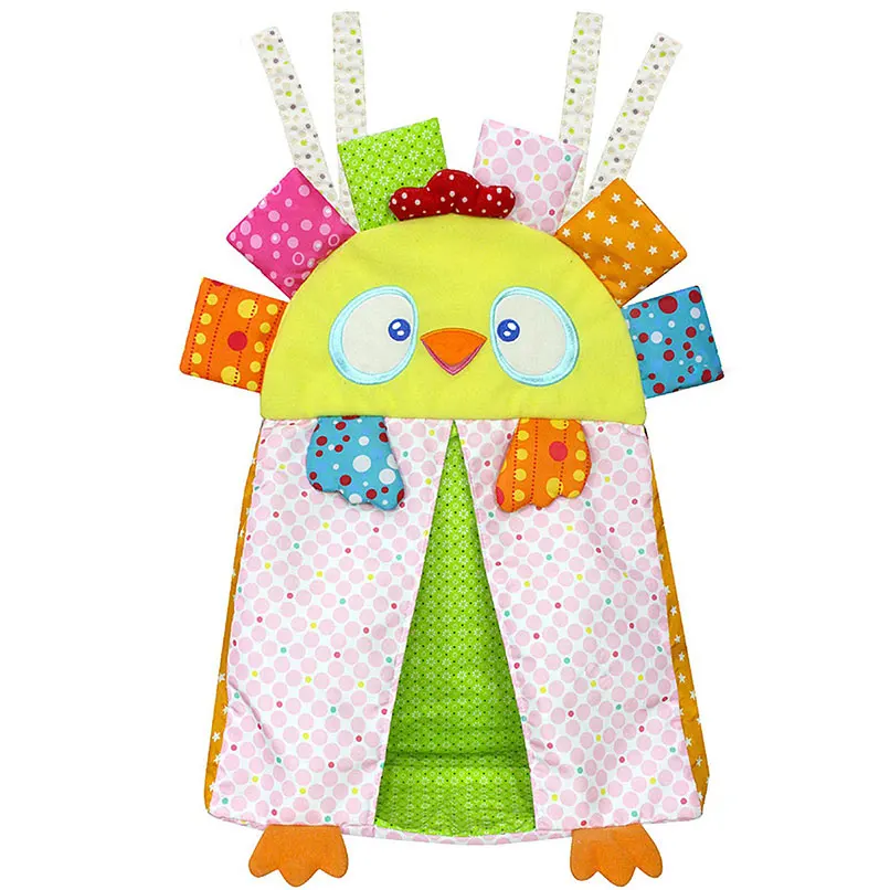 

Baby Crib & Stroller Portable Hanging Bag Organizer Bedding Crib Stroller Toys Soft Stuffed Plush Dolls Education Rattle