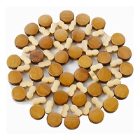 desk table mats round bamboo place mat chinese style insulation pads against coasters hollow pot cup mat kitchen placemat