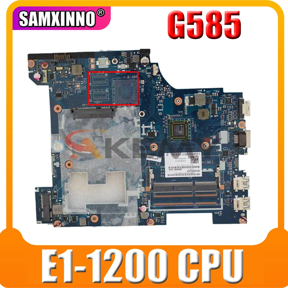 

QAWGE LA-8681P For LENOVO Ideapad G585 EM1200 15' Inch Laptop Motherboard DDR3 Notebook Mainboard