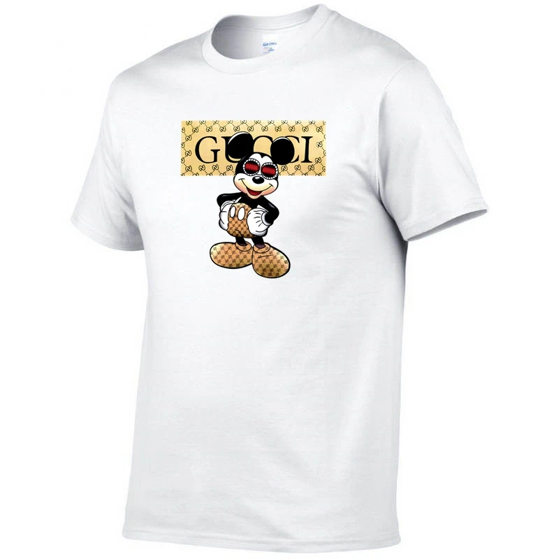 Fashion New Men's Women's Cute Cartoon T Shirts Street Hip Hop Colors Oversized Printed Short Sleeves Boys Girls Sports Tops |