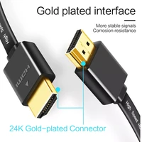 hdmi cable 1080p 3d video cables flat cable hdmi compatible to hdmi cable gold plated for ps4 laptop monitor 0 3m 1m