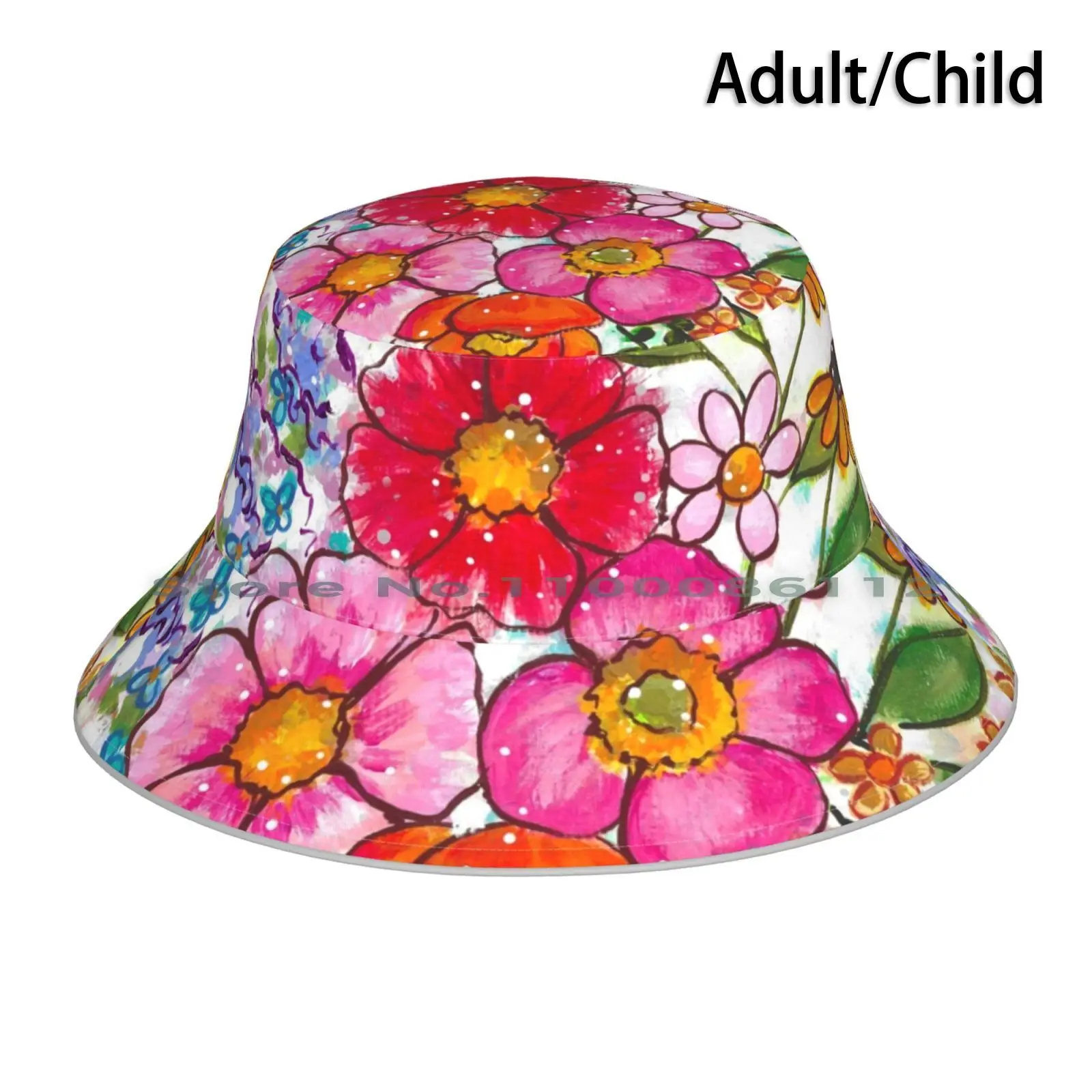 

Цветной цветочный букет, Панама, Солнцезащитная шапка, красочная Бетани, радость, цветы, цветочный причудливый складной уличный