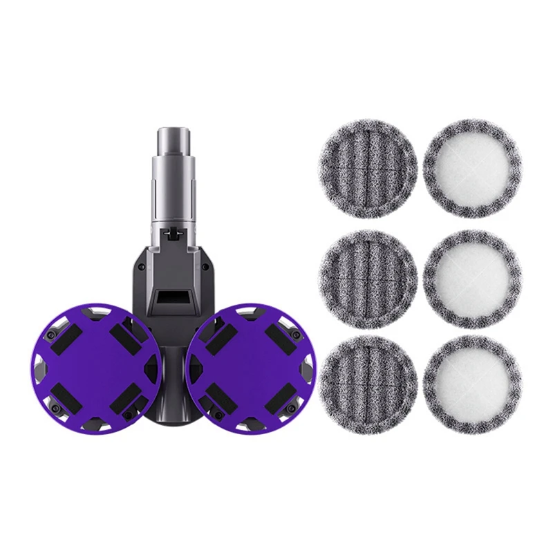 

Top Deals Suitable For Dyson Vacuum Cleaner Accessories Mop Head V10slim V12slim Purple Mop Floor Cleaner