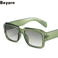 boyarn eyewear small frame gafas de sol rice nail sunglasses ins jelly color simple sunglasses retro polygon