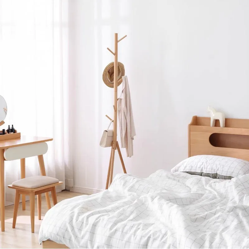 

Wood Portable Clothes Rack Drying Shelfs Display Coat Clothes Rack Floor Standing Recibidor De Entrada Mueble Hall Furniture