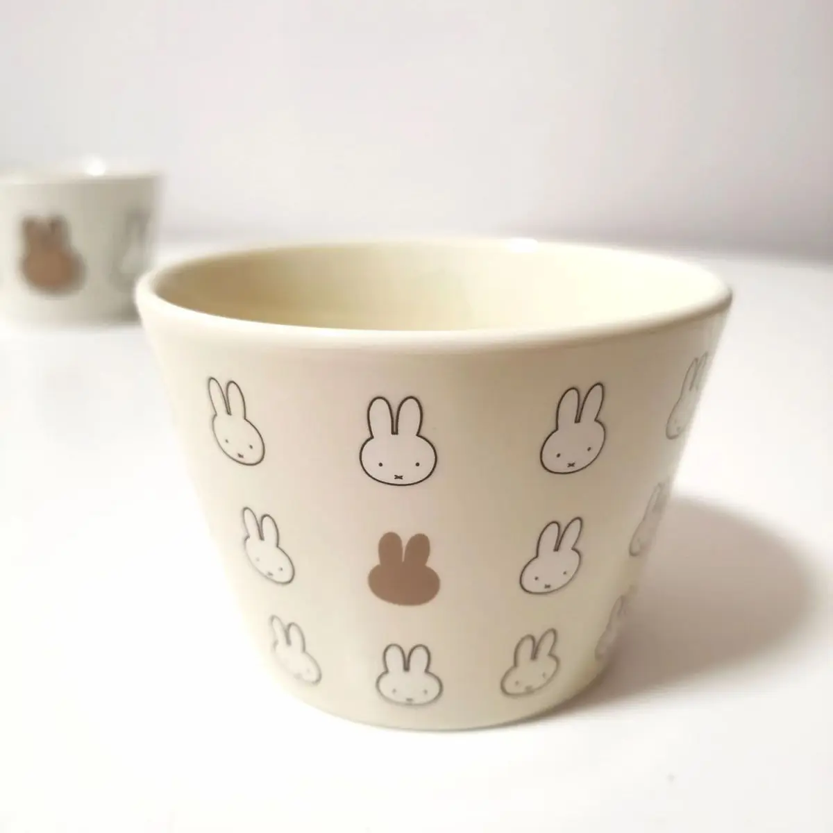 Kawaii Miffy мультяшный дизайн широкая кружка с молоком и кофе керамическая