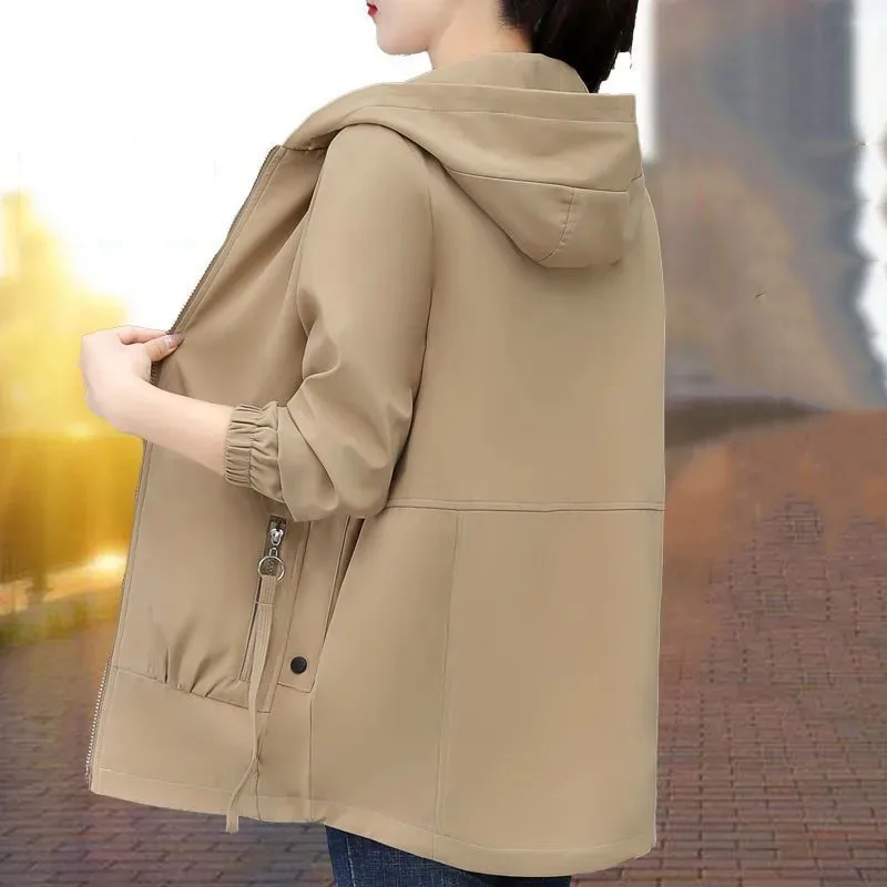 Корейский высококлассный Новинка 2024 весна-осень тренчкот Женская Повседневная