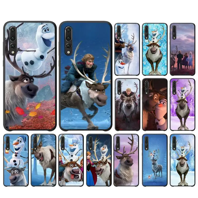 

Disney Sven Frozen Phone Case for Huawei P30 40 20 10 8 9 lite pro plus Psmart2019