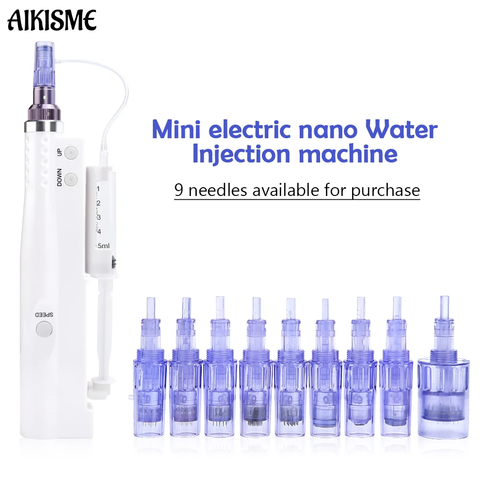 

2 в 1 гидравлический инжектор Дерма ручка нано-мезотерапия мезогун портативная Умная Ручка инжектор ручка для лечения лица