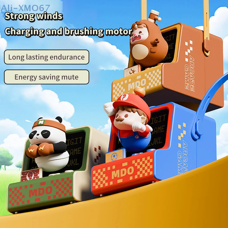 Креативный мультяшный шляпа игровой автомат безлистный подвесной вентилятор на