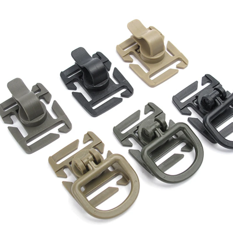 

10pcs New HIGH GRADE 1 Pcs Molle Tactical 360 Rotation D Ring Backpack Buckle Travel Kit Tool