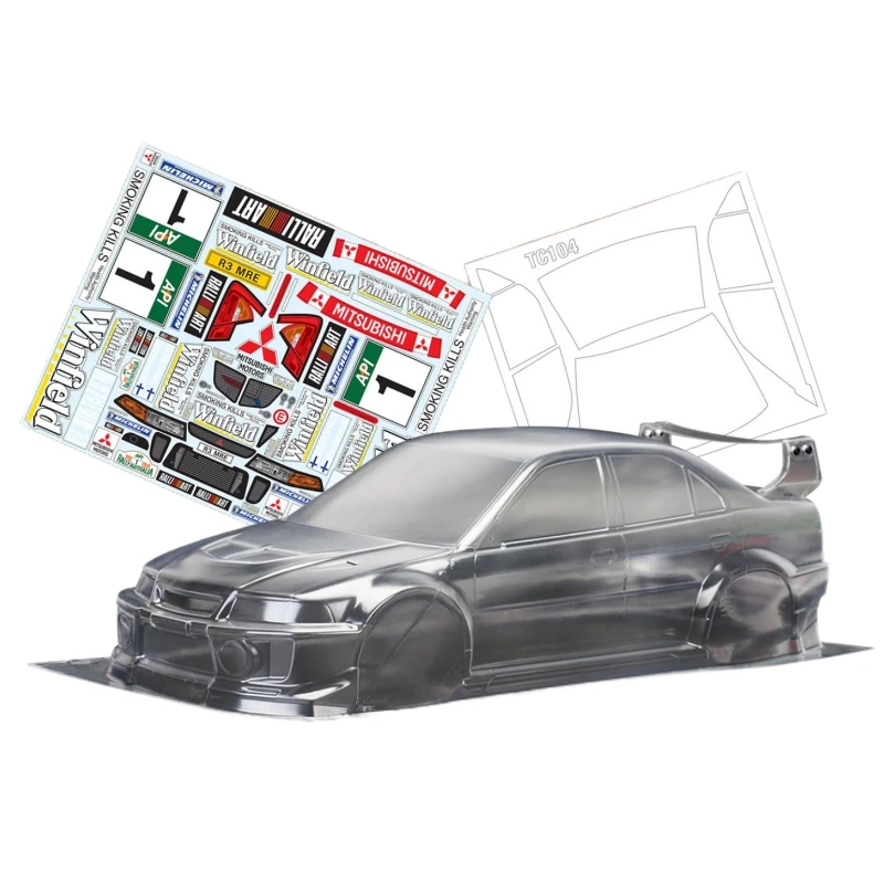 Корпус TC104 1/10 Evolution V Lancer 190 мм x 257