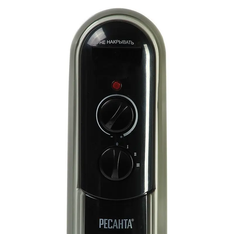 Обогреватель маслянный РЕСАНТА ОМПТ- 7Н 1500 Вт 7 секций белый | Дом и сад