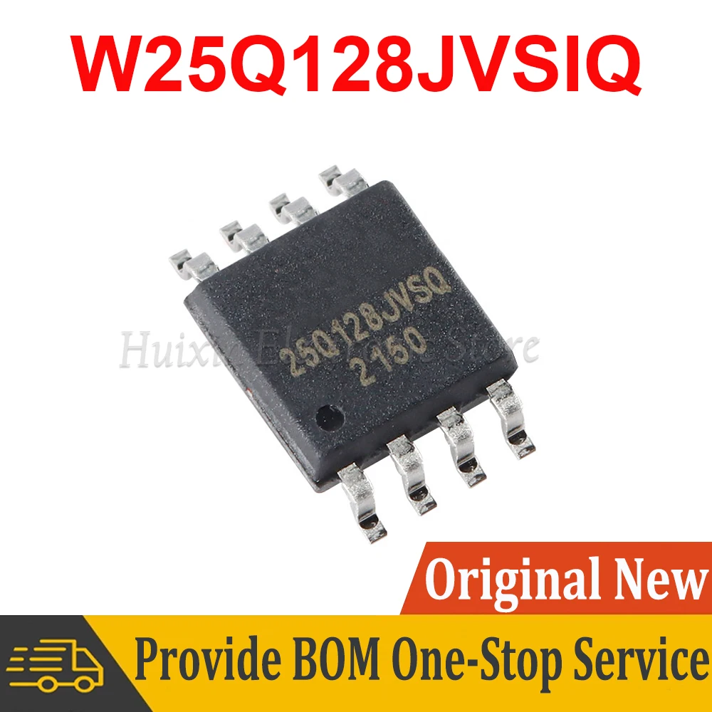

2pcs W25Q128JVSIQ W25Q128FVSG W25Q128JVSQ 25Q128JVSQ 25Q128 SOP-8 SMD 128Mbit 16M memory New and Original IC Chipset