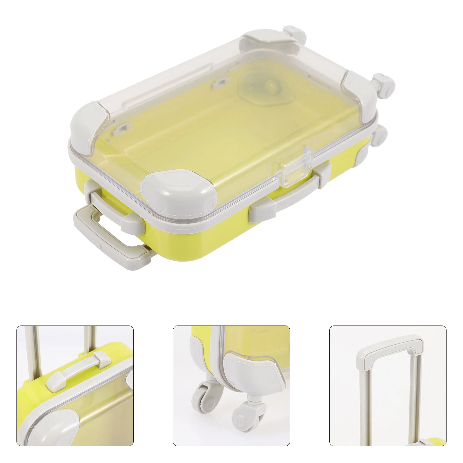 

Mini Houses Jewelry Baby Suitcase Toy Packing Boxes Accessories Plastic Dollhouse Decor