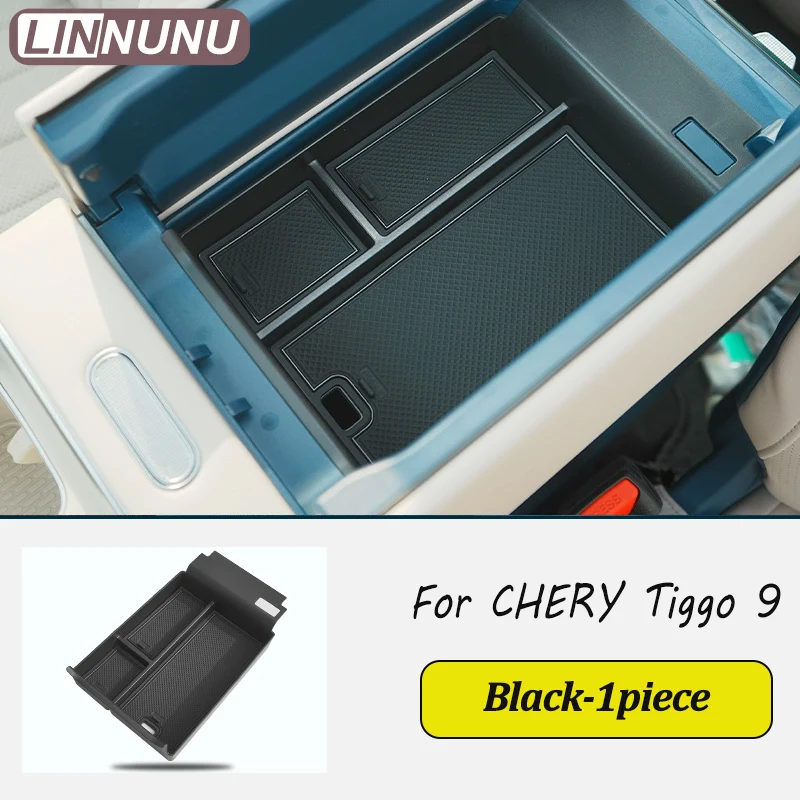 

Linnunu для Chery Tiggo 9 Pro 2025 2024, автомобильный подлокотник, ящик для хранения, чехол для автомобиля, аксессуары для интерьера, материал ABS